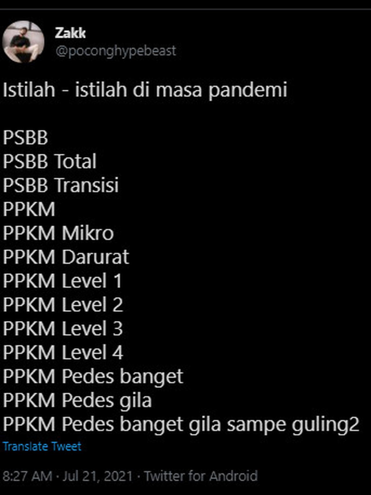 Ngakak, 4 Perpanjangan PPKM Versi Netizen Ini Imun Booster Banget